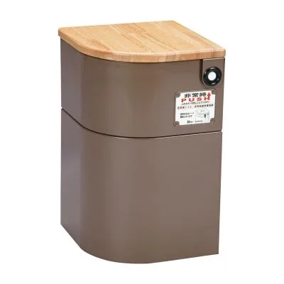 EV椅子 非常用備蓄品Aセット付 座面:天然木 防災用品 25454500 ブラウン 微笑 シコク 690-612 テンネンボク 座面天然木