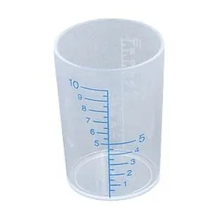 薬杯1号青目盛 未滅菌 1号・青目盛 計量カップ 08261007 エムアイケミカル 10CC 25X35 100コイリ