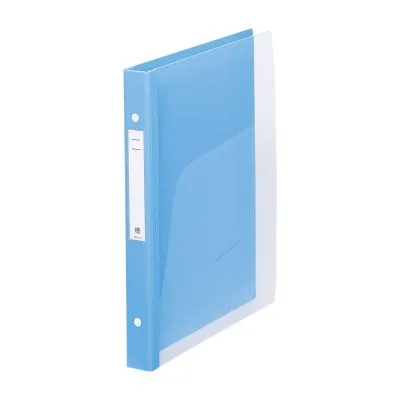 メディカルサポートブック クリアー カルテブック 23365602 ブルー LIHITLAB. HB668 A4 30ケツ