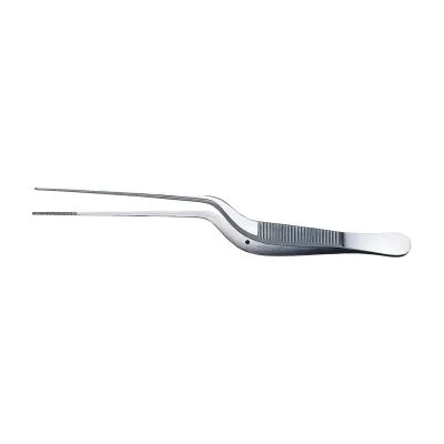 マツヨシルーツェピンセット耳用 短 無鈎 鑷子 05286000 松吉医科器械 MY-9227AS ムコウ 140MM