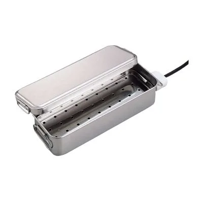 携帯業務用煮沸器 パイプヒーター付・小 煮沸消毒器 24685500 片桐医科工業 300W 240X85X55MM