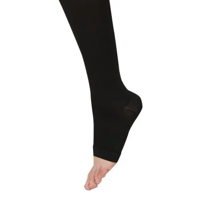 アンシルク2 ハイソックス つま先無 圧迫機能ストッキング・ソックス 24685107 アルケア 20283 M ブラック