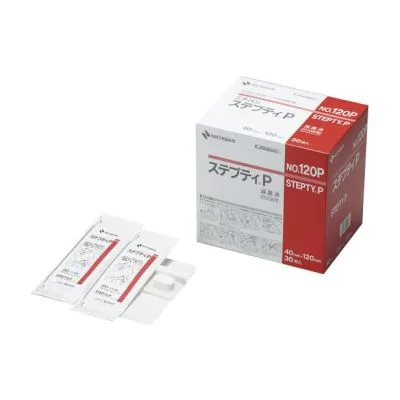 ステプティP No.120P 止血用絆創膏 07342500 ニチバン STPP120 40X120 30マイ