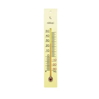 寒暖計 一般用 温度計 06309500 日本計量器工業 ナミイタ 250MM -30-50゜C
