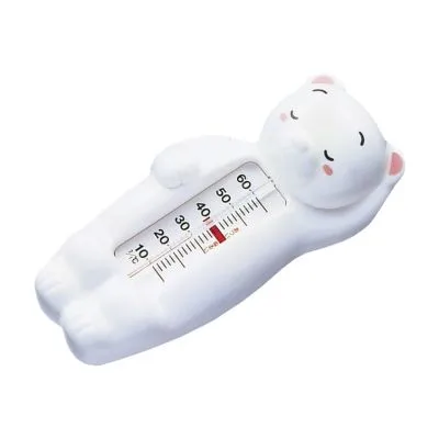 湯温計 白くま 温度計 06307000 ピジョン 1004201