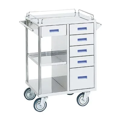 カラフル繃帯交換車 包交車 23523900 マツヨシ 松吉医科器械 YL-BC1B ブルー