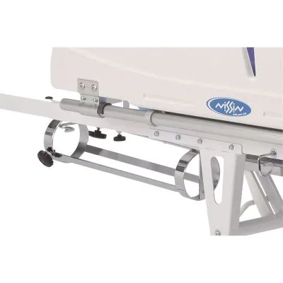 ストレッチャー用酸素ボンベ架 横型 病棟用 24319202 日進医療器 NBST-210-1