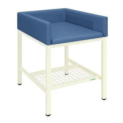 オムツ交換台 縦型 おむつ交換ベッド 24742602 ビニルレザーメディブルー 高田ベッド製作所 TB-721-01 80X95X103 W800×D950×H1030mm