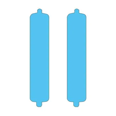 回転標示盤用スペアプレート 名札 21603005 青青 LIHITLAB. S2540-10P 10マイ