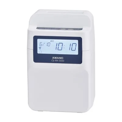 アマノ コネクテッドタイムレコーダー タイムカード 24912901 MX-3000 白/紺