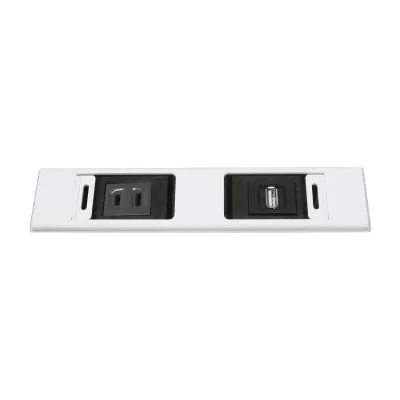 テーブル用配線口 電源・USB ナーステーブル 24914111 ナカバヤシ RNT-CN02