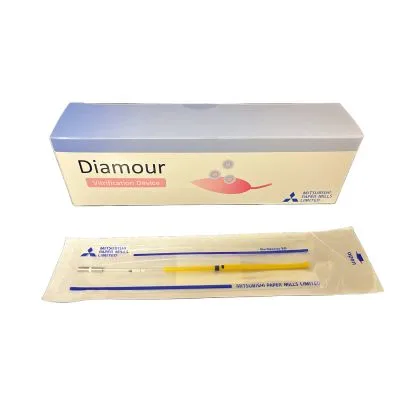 ガラス化保存デバイス ディアムール 細胞採取具 25481604 Diamour カイホウガタ 10ホン キイロ 黄